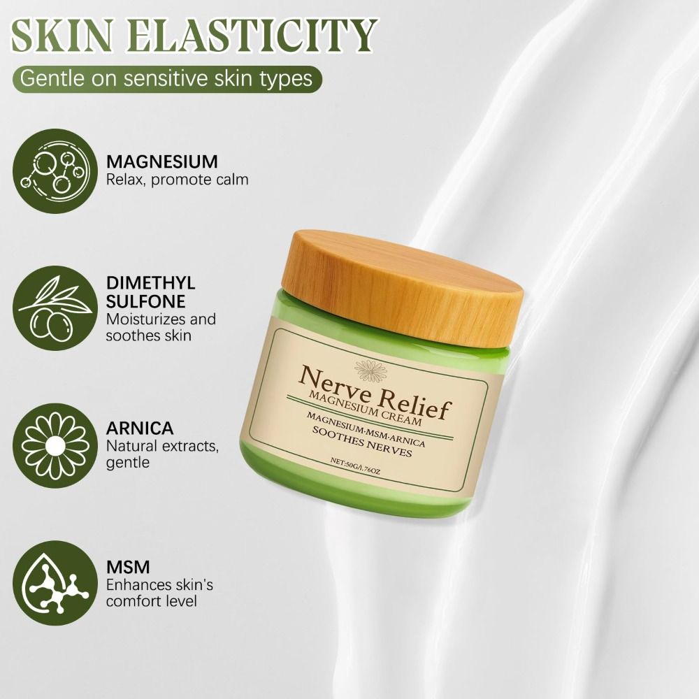 Skincare Ingredients - Creme Natural de Magnésio com MSM