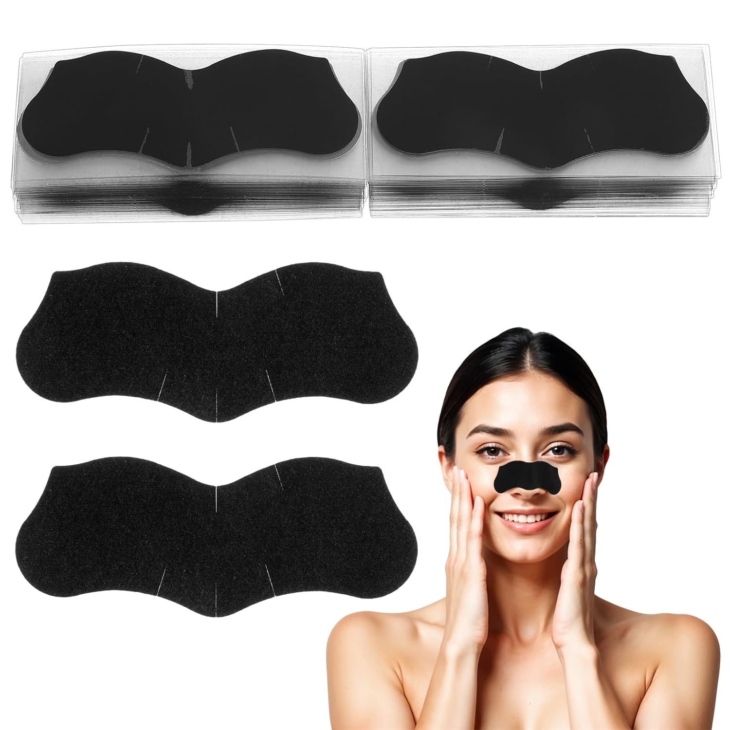 Charcoal Pore Strip - 15 Peças de Tiras de Carvão