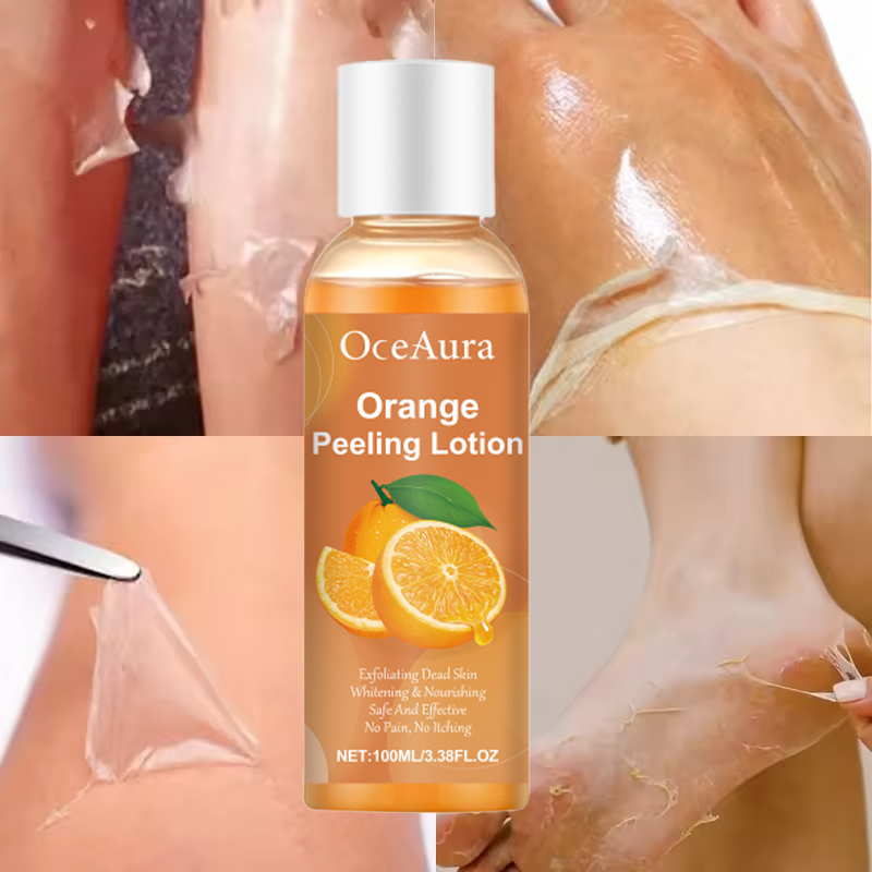 Aha Bha Exfoliant - Óleo corporal peel-off suave, loção gel