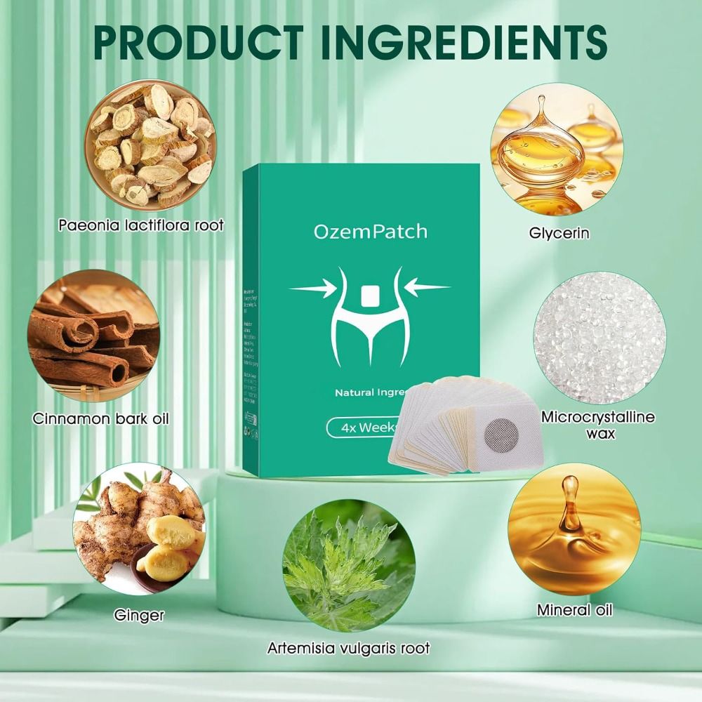 Skincare Ingredients - 30 unidades/caixa Adesivo Ozem Rejuva Care
