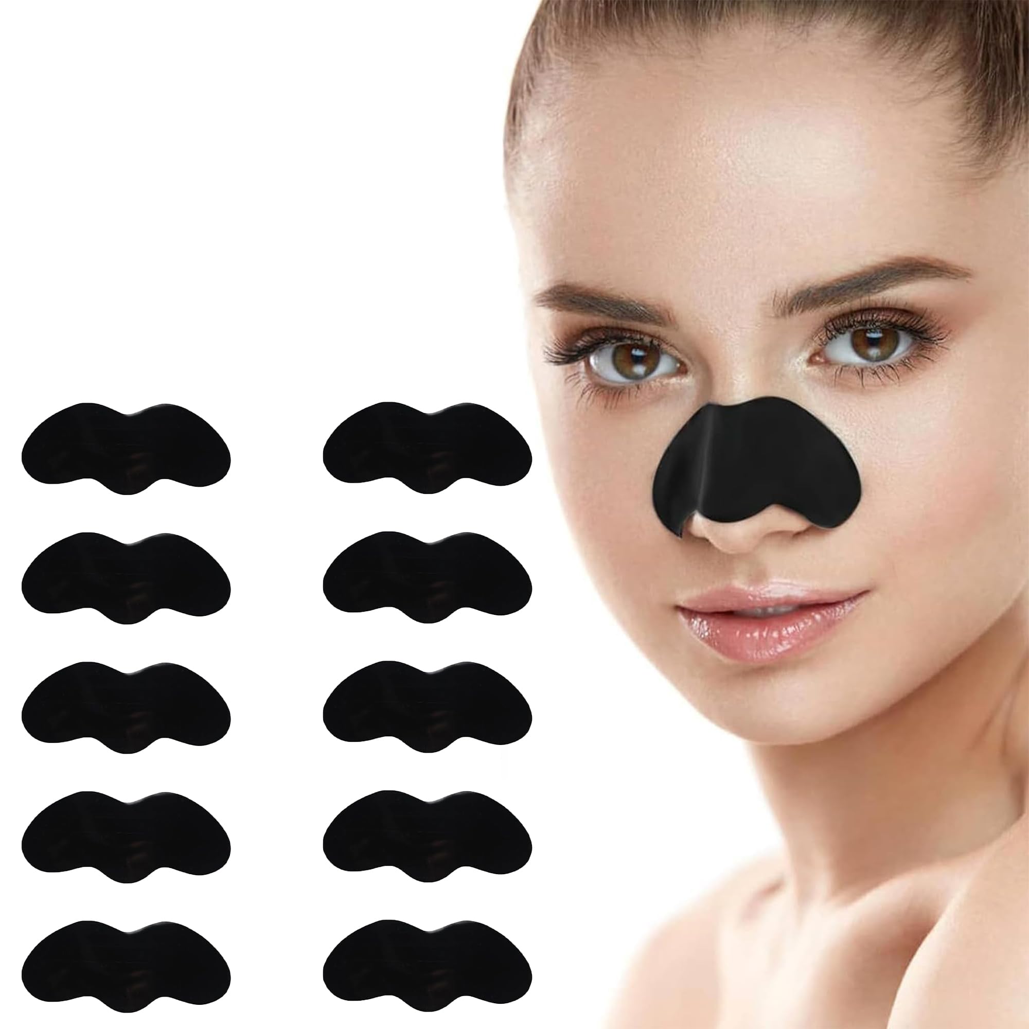 Charcoal Pore Strip - 10/20/50/100PCS Tiras Nasais para Remoção de