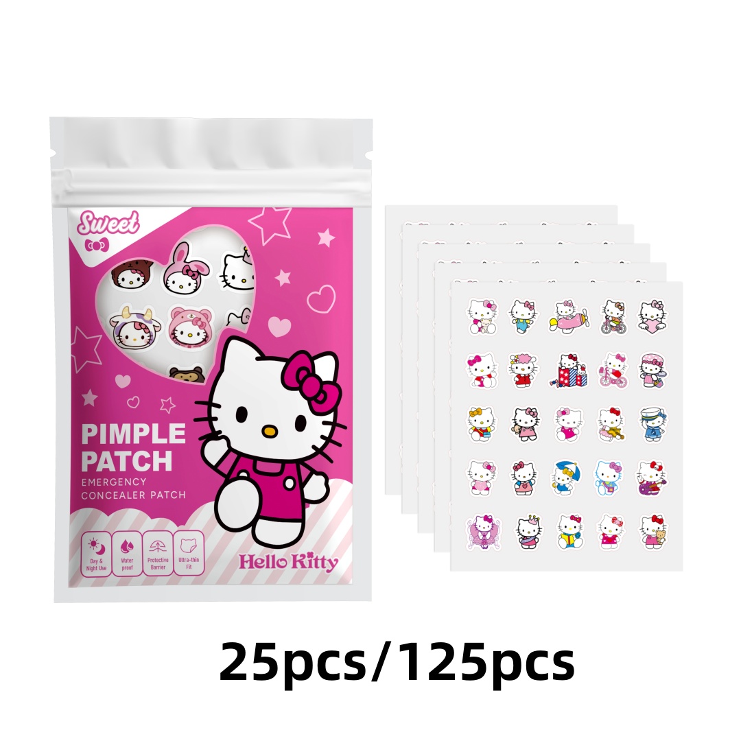 Skincare Moisturizer - 25/125PCS Adesivos para Manchas Hello Kitty,