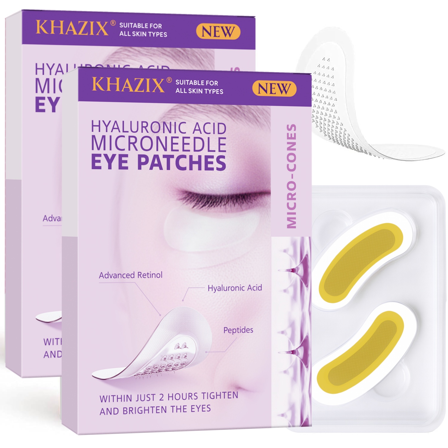 Skincare Moisturizer - Patches para Olhos com Ácido Hialurônico