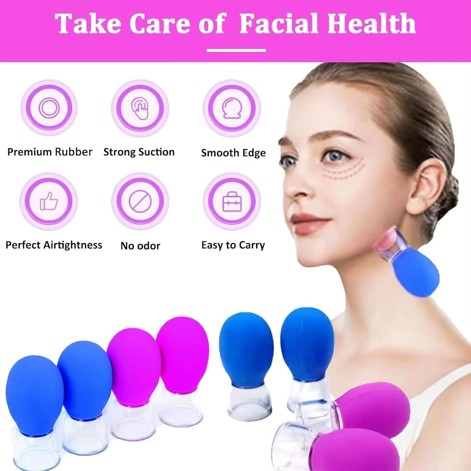 Mini Ventosa Facial de Silicon - Skincare Ingredients Checker avaliação e preço