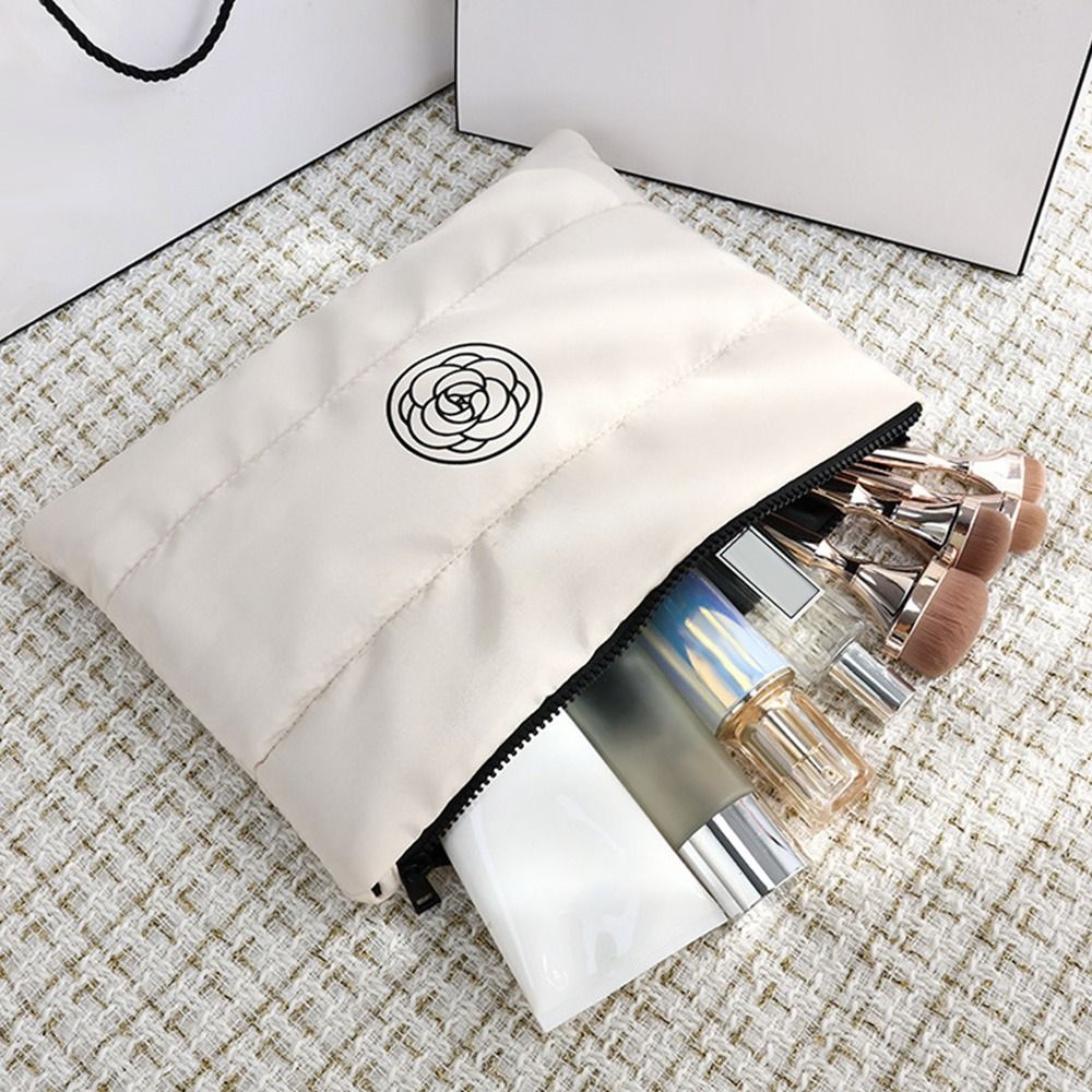 Saco de maquiagem floral de al - Skincare Dior avaliação e preço