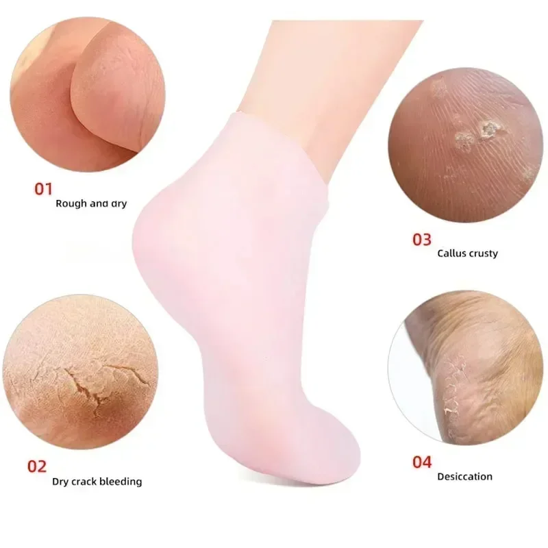 1 par de meias hidratantes de  - Aha Bha Exfoliant avaliação e preço