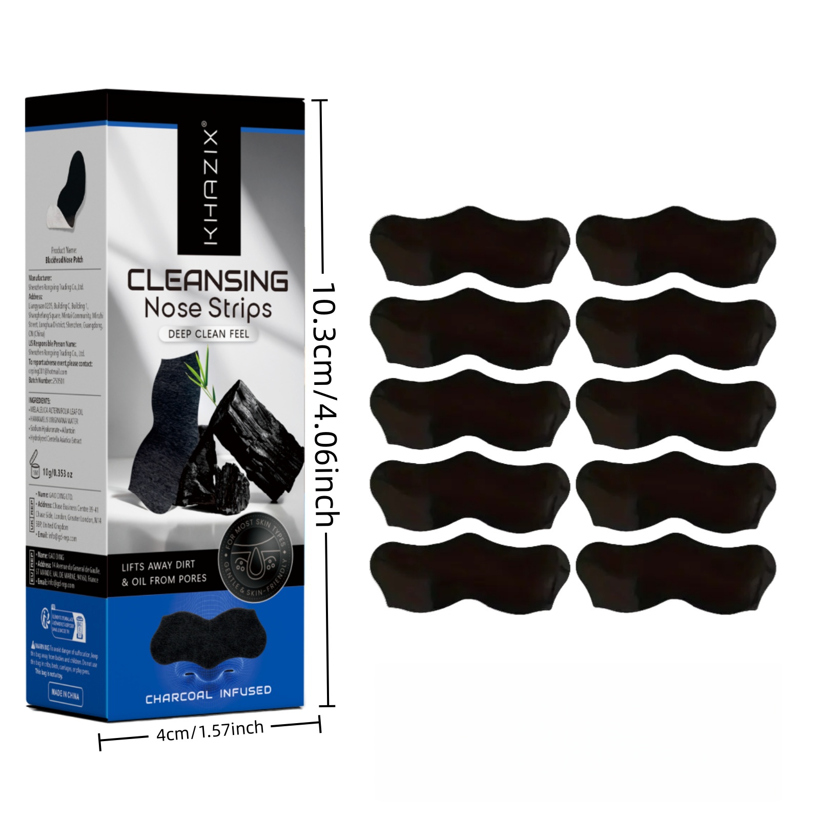 Tiras para o Nariz, Removedor  - Charcoal Pore Strip avaliação e preço
