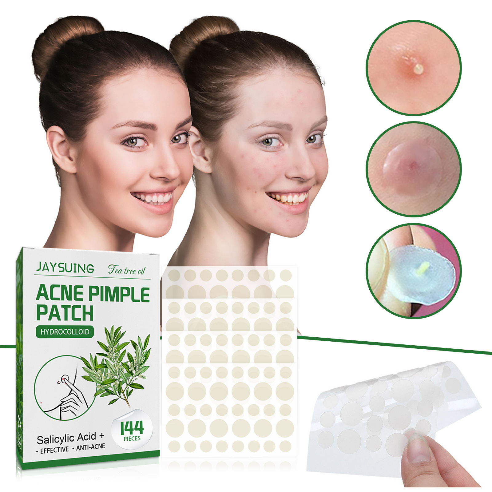 Patches hidrocolóides para acn - Skincare Moisturizer avaliação e preço