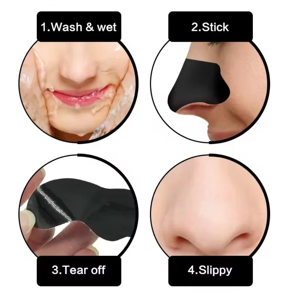 10/20/50/100PCS Tiras Nasais p - Charcoal Pore Strip avaliação e preço